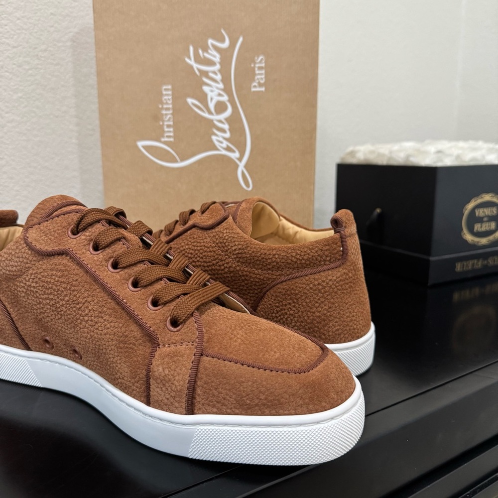 Christian Louboutin Rantulow Orlato Sneaker Cuoio Brown - Picture 5 of 7